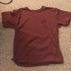 Vans T-shirt burgundy kids Large women’s xxs